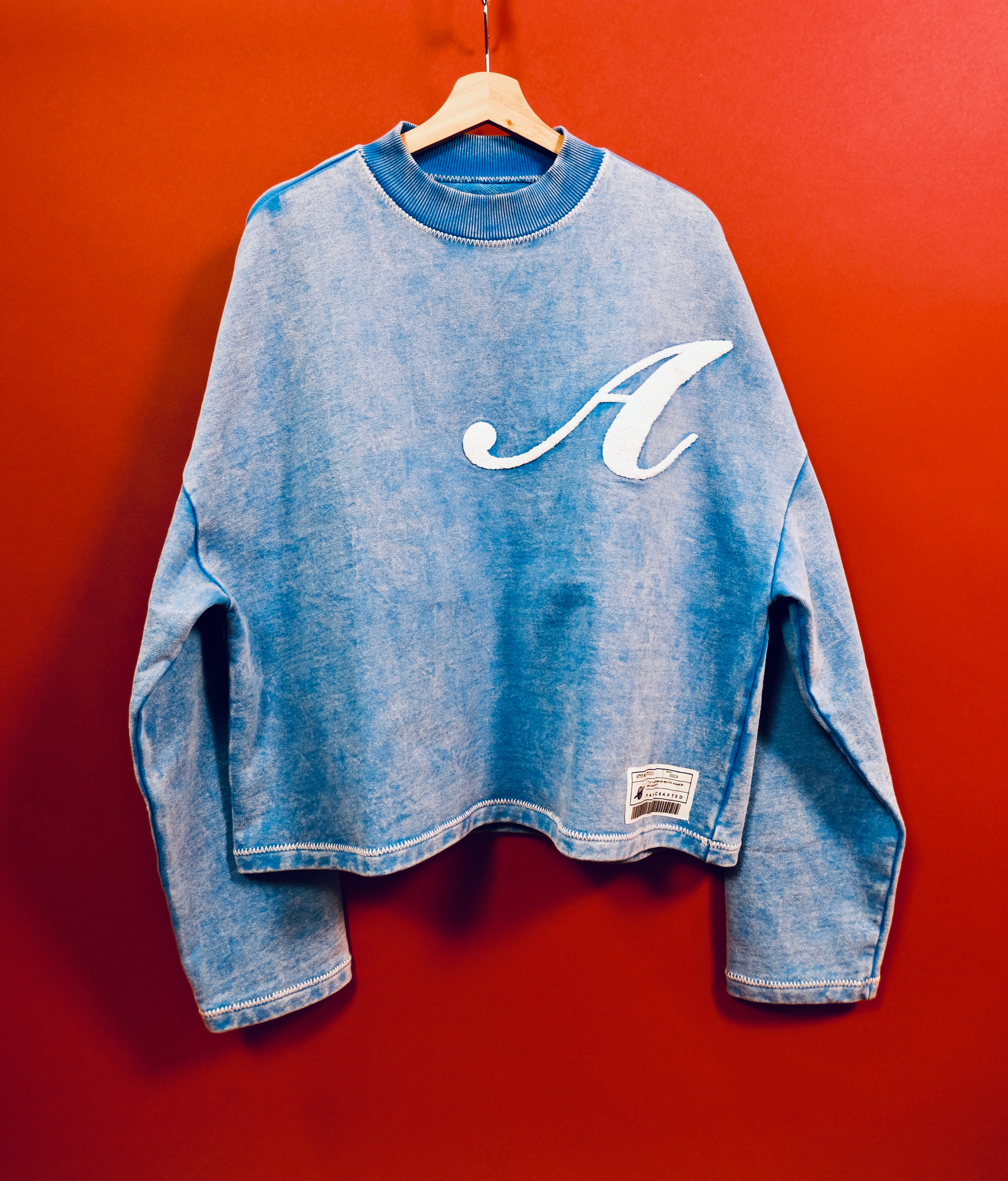 La paix cropped sweat